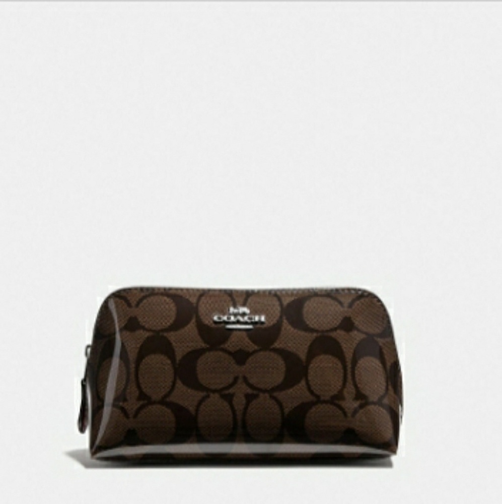 COSMETIC CASE 17 IN SIGNATURE CANVAS